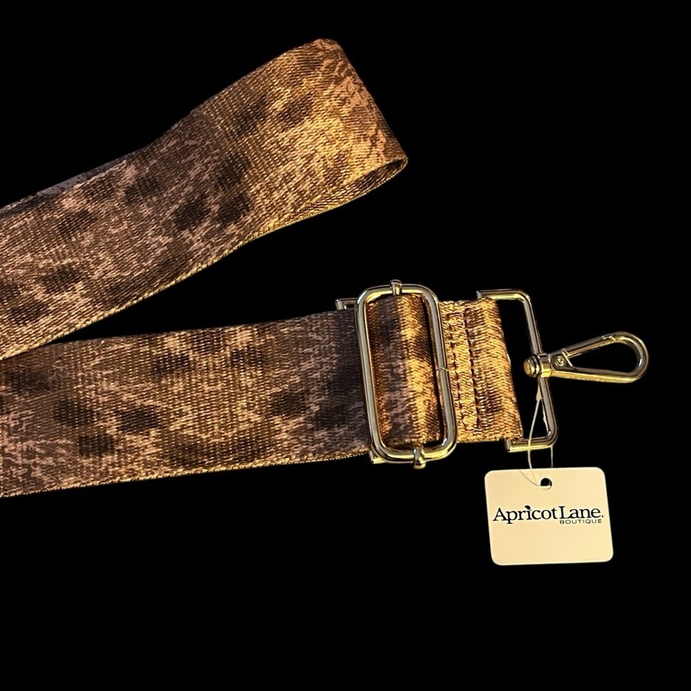 Ahdorned Crossbody Gold Tone Hardware Adjustable Strap - Picture 4 of 8